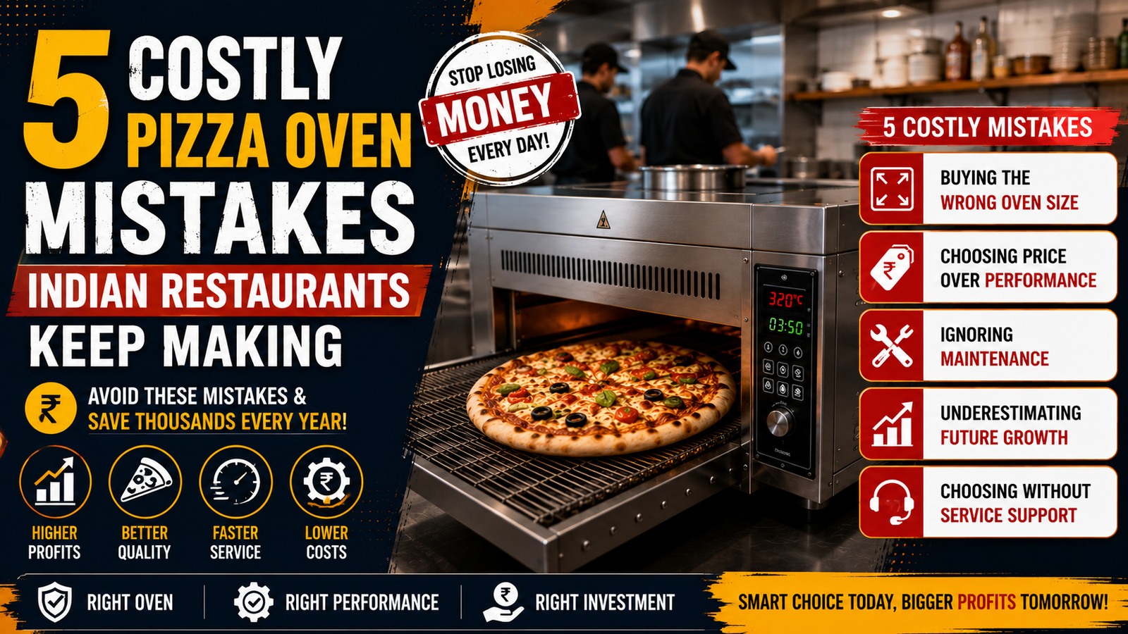 5 Costly Pizza Oven Mistakes Indian Restaurants Keep Making - Neelkanth Enterprise Surat