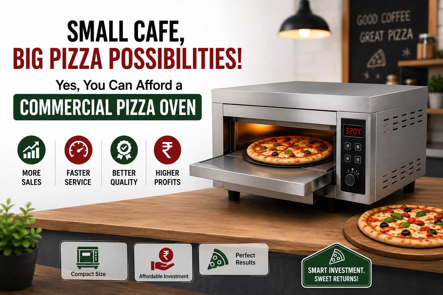 Can a Small Cafe Afford Commercial Pizza Oven Yes Here is How - Neelkanth Enterprise Surat