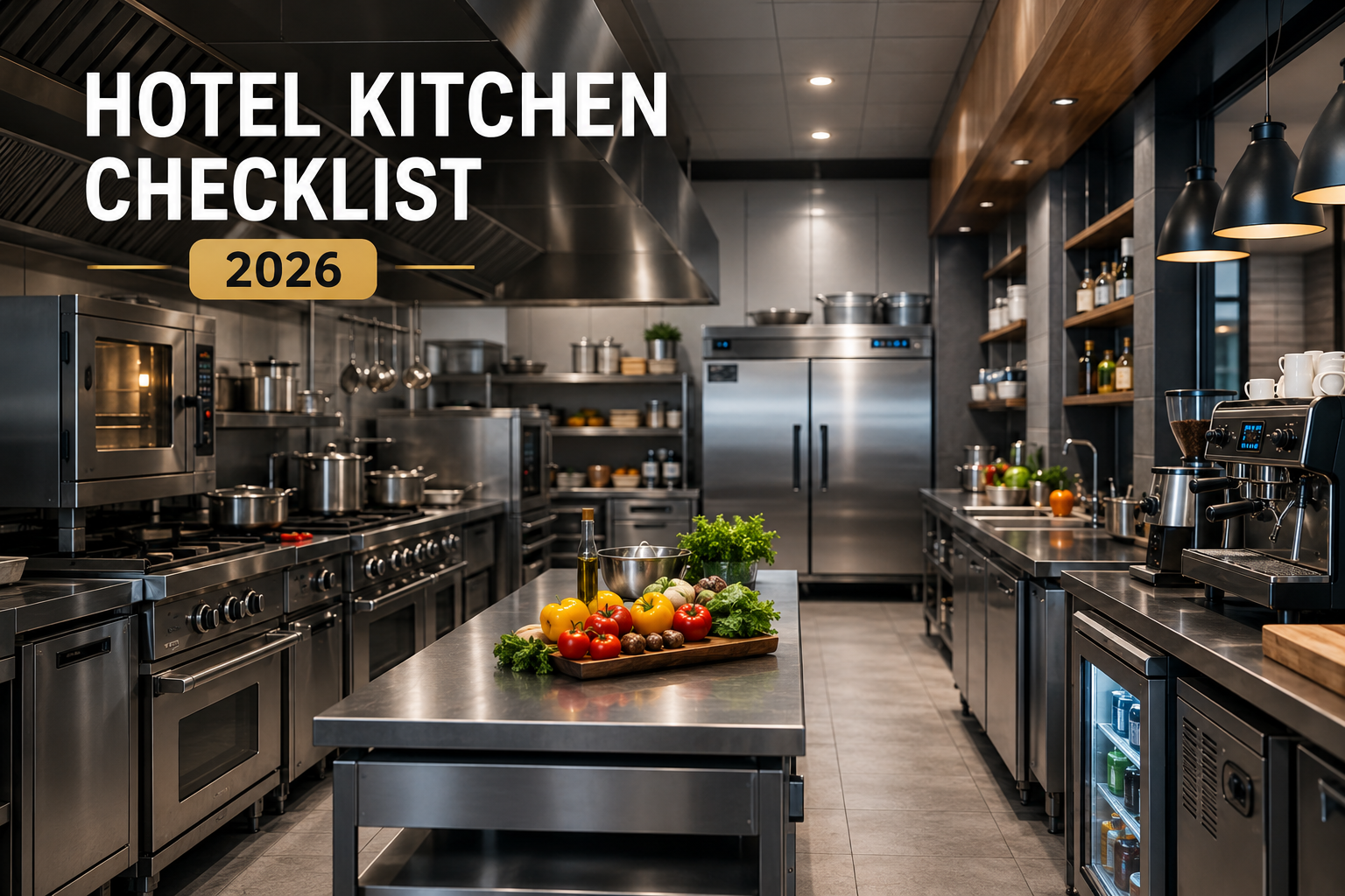 Hotel Kitchen Equipment Checklist Everything You Need in 2026 - Neelkanth Enterprise Surat