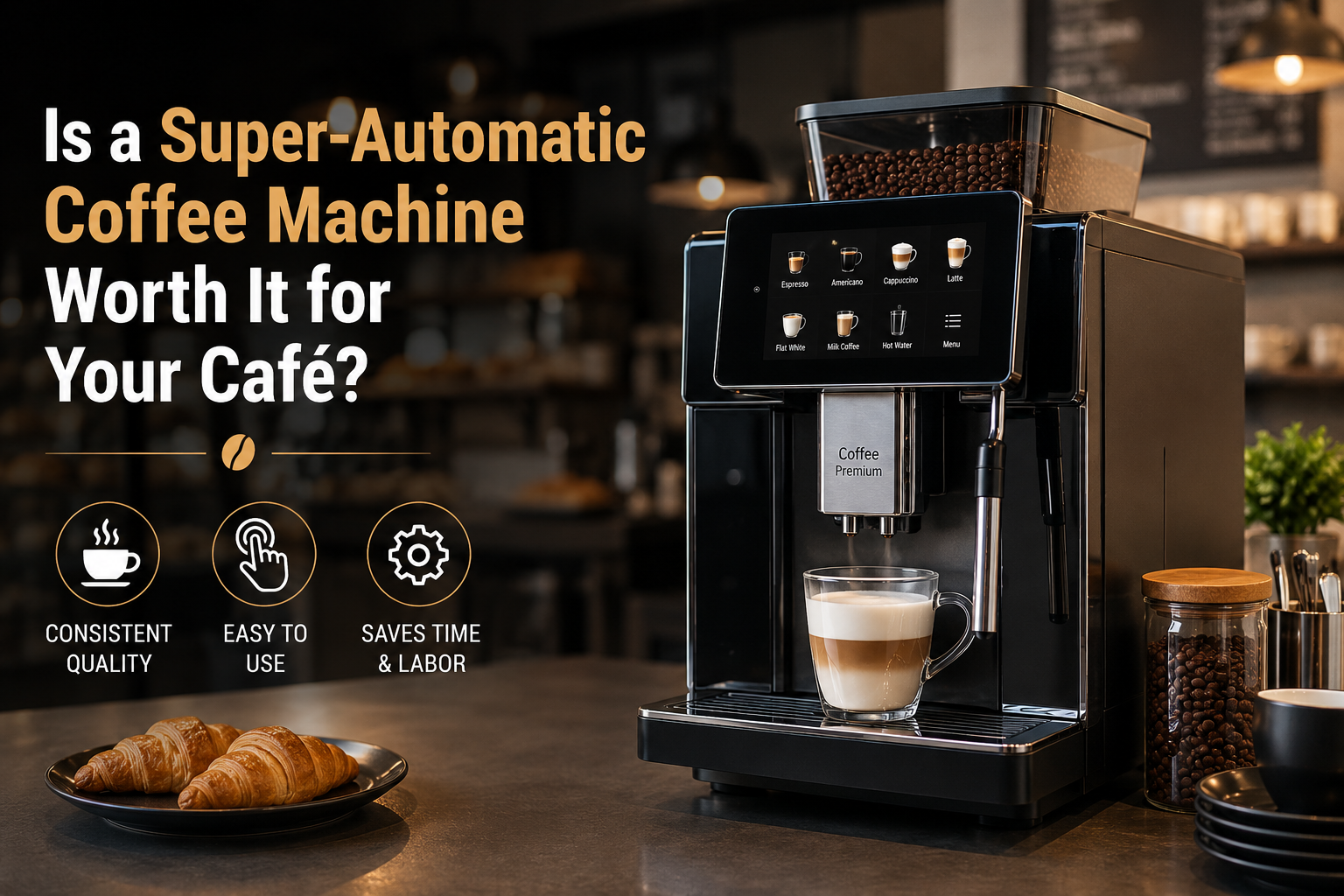 Is a Super-Automatic Coffee Machine Worth It for Your Cafe? - Neelkanth Enterprise Surat